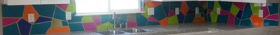 Colourful geometric mosaic cropped to the artwork